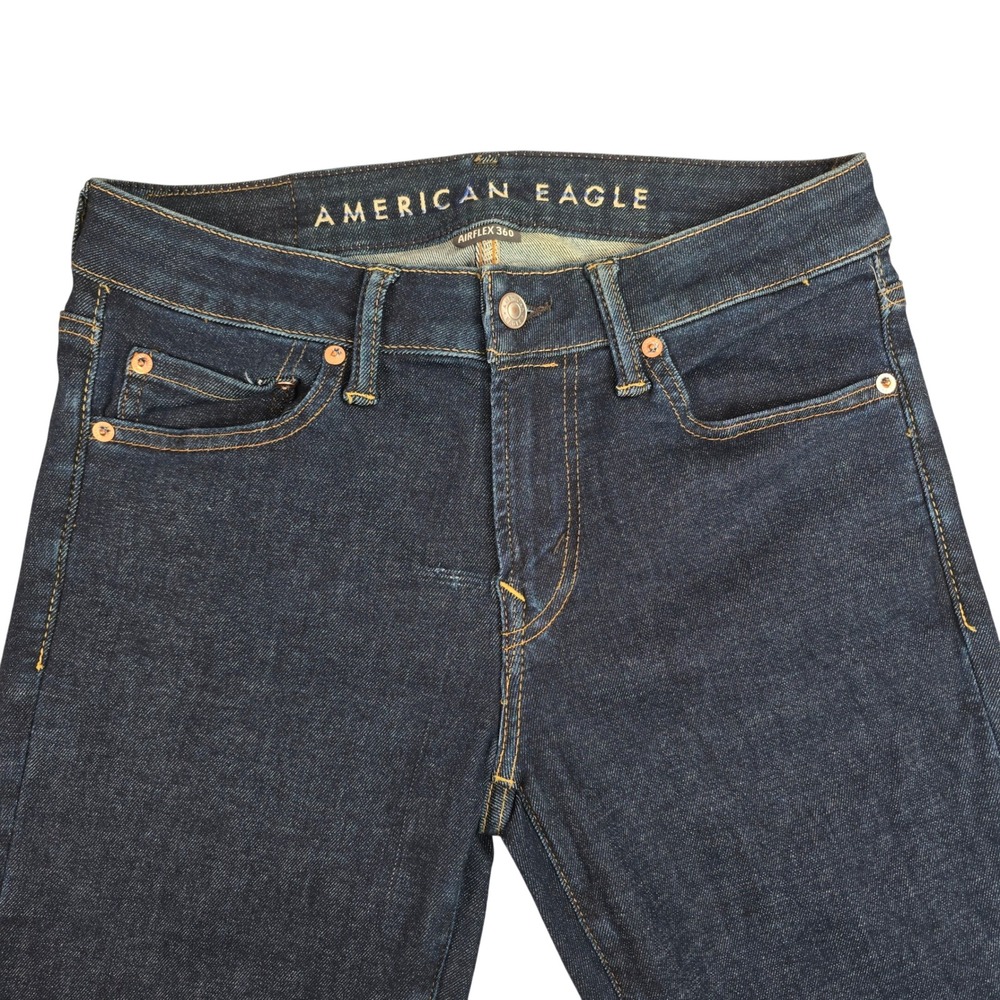 American Eagle Airflex 360 Slim Jeans Dark Indigo Blue Denim 29x32